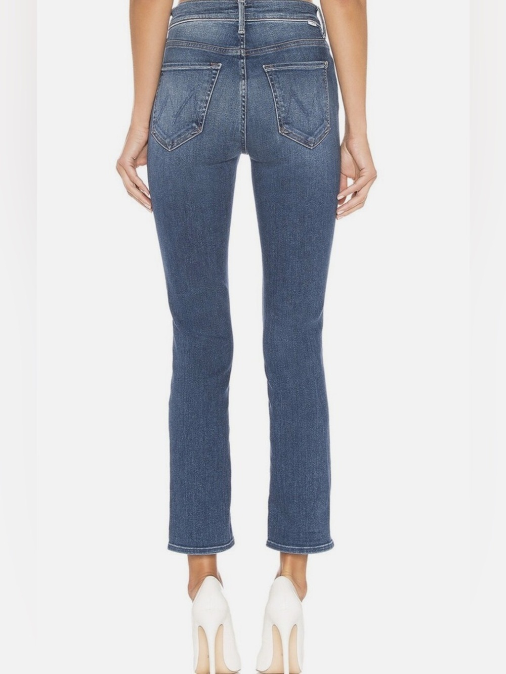 MOTHER The Mid Rise Dazzler Ankle Jeans in Satisfaction Guaranteed Size 29 - Picture 2 of 15